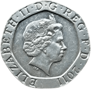 Twenty pence (20p)
