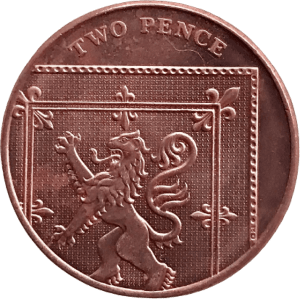 Two pence (2p)