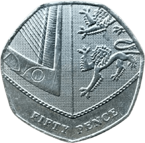 Fifty pence (50p)